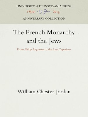 cover image of The French Monarchy and the Jews